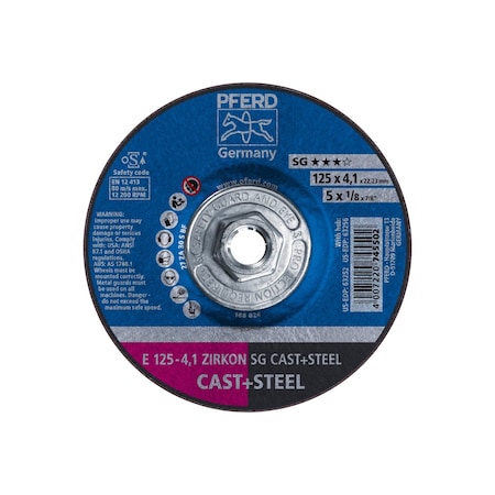 Pferd Pipeline Wheel, 5"x1/8 63256